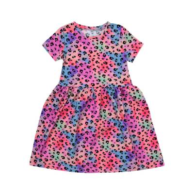 Sommerkleid "Buntes Leomuster" Batik - Stoffauswahl