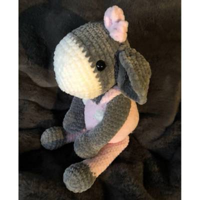 Kuscheltier Häkeltier Esel gehäkelt zum kuscheln, handmade, Amigurumi, Geschenk Mädchen neu