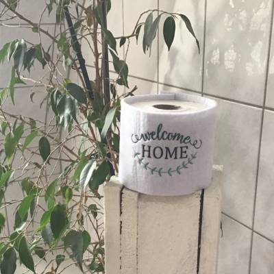 ToilettenpapierBanderole  KlopapierBanderole  Freche Sprüche  Geschenk Unikate - welcome Home 