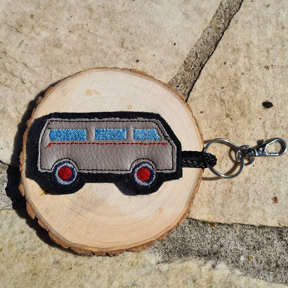 Stickdatei Camping Bus 2 Van Camper Bild 3