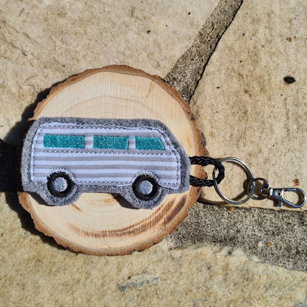 Stickdatei Camping Bus 2 Van Camper Bild 4