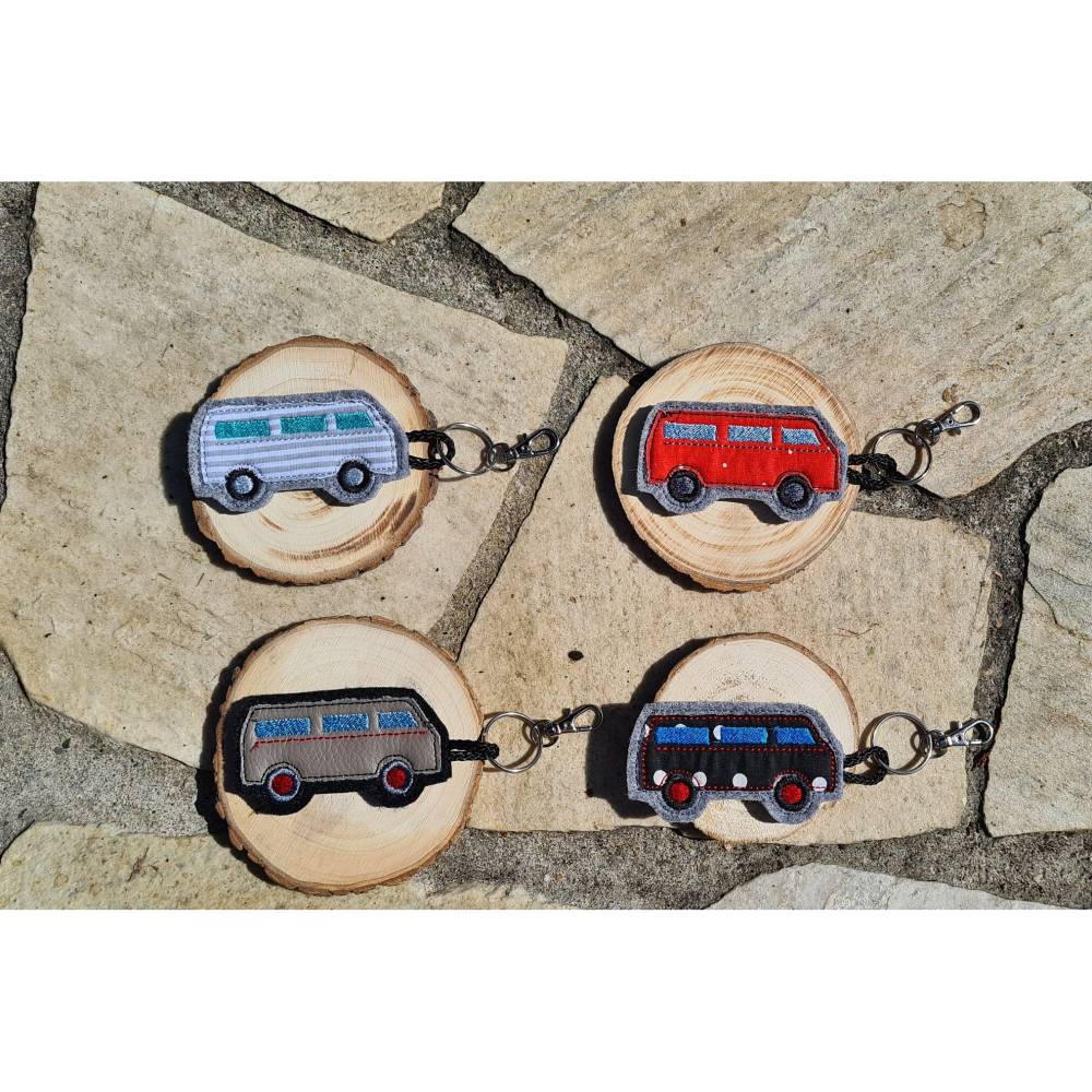 Stickdatei Camping Bus 2 Van Camper Bild 6