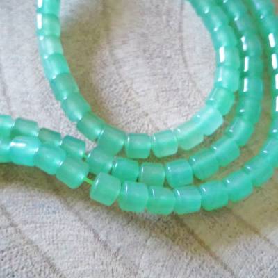 natürliche Aventurin Perlen Trommel glatt 6 mm x 6 mm