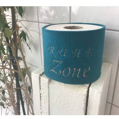 ToilettenpapierBanderole  KlopapierBanderole  Freche Sprüche  Geschenk  Unikate - RUHE Zone
