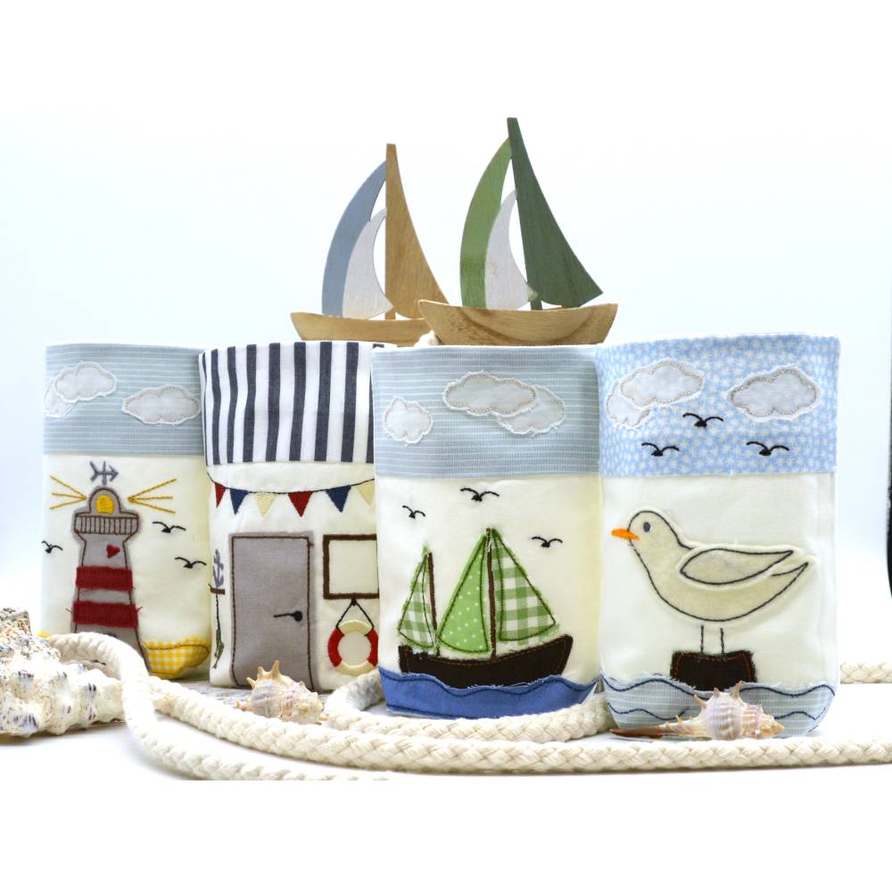 Stickdatei Lichterbeutel maritim Bild 3