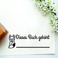 Stempel zur Einschulung "Dieses Buch gehört... ODER "Dieses Heft gehört" für die Schultüte Geschenk