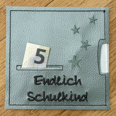  Schokohülle // Zur Einschulung // Schulanfang // Gutschein // Geldgeschenk