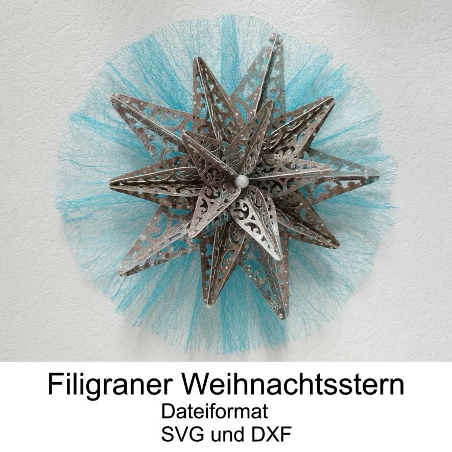 Filigraner Weihnachtsstern Bild 1