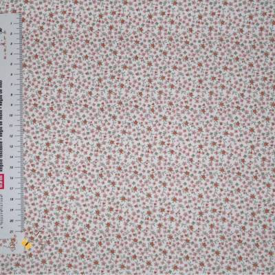 8,90 EUR/m Meterware Baumwolle Webware Streublümchen dezentes Rosa für Kissen Decken Kleidung Taschen