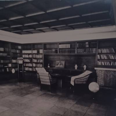 Postkarte - Gerhart-Hauptmann-Gedächtnisstätte-Arbeitsraum  -   Kloster Insel Hiddensee - 1966
