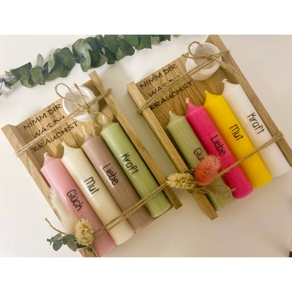 Nimm dir was du brauchst, Geschenkset, Kerzenset, Geschenkidee, Kerzen Set, Mitbringsel