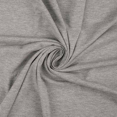 Jersey Baumwolljersey UNI Einfarbig grau- meliert Oeko-Tex Standard 100 (1m/10,-€)