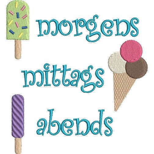Stickdatei Eis Set 7-teilig Bild 8