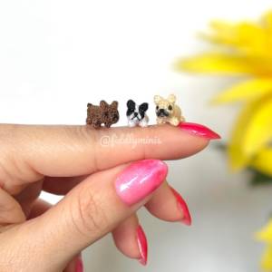 Gehäkelte Französische Miniatur Bulldoge - Perfektes Geschenk für Hundebesitzer und Hundeliebhaber