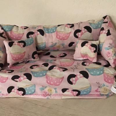 Deko-Sofa ️ Kosmetikbox Sofa ️ Taschentücherbox Sofa ️ Unikat - Muffins