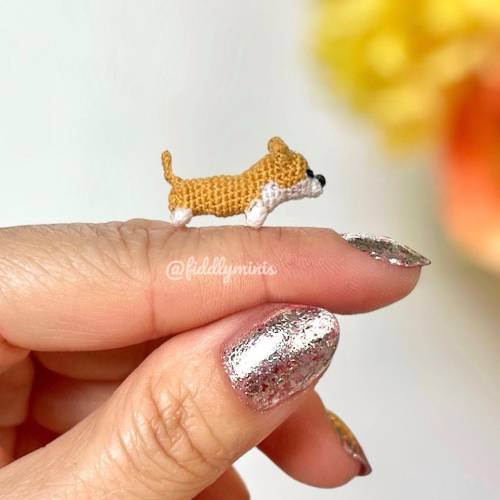 Gehäkelter Miniatur Corgi - Perfektes Geschenk für Hundebesitzer und Hundeliebhaber