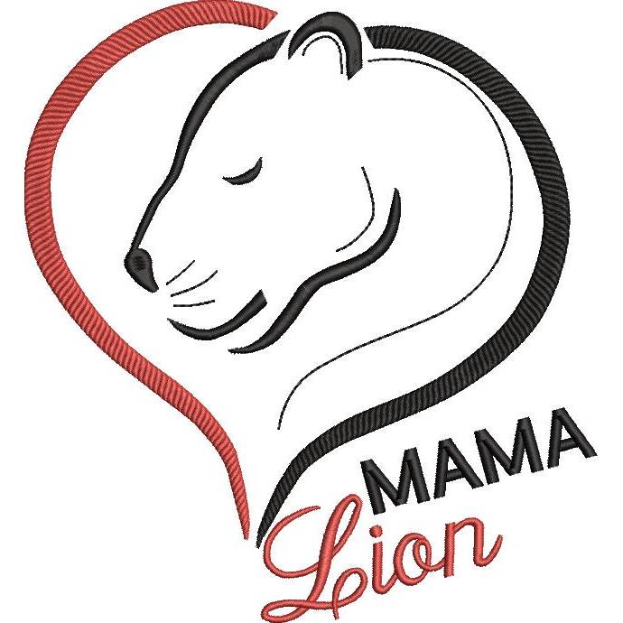 Stickdatei Löwen Mama Löwin Lion Bild 8