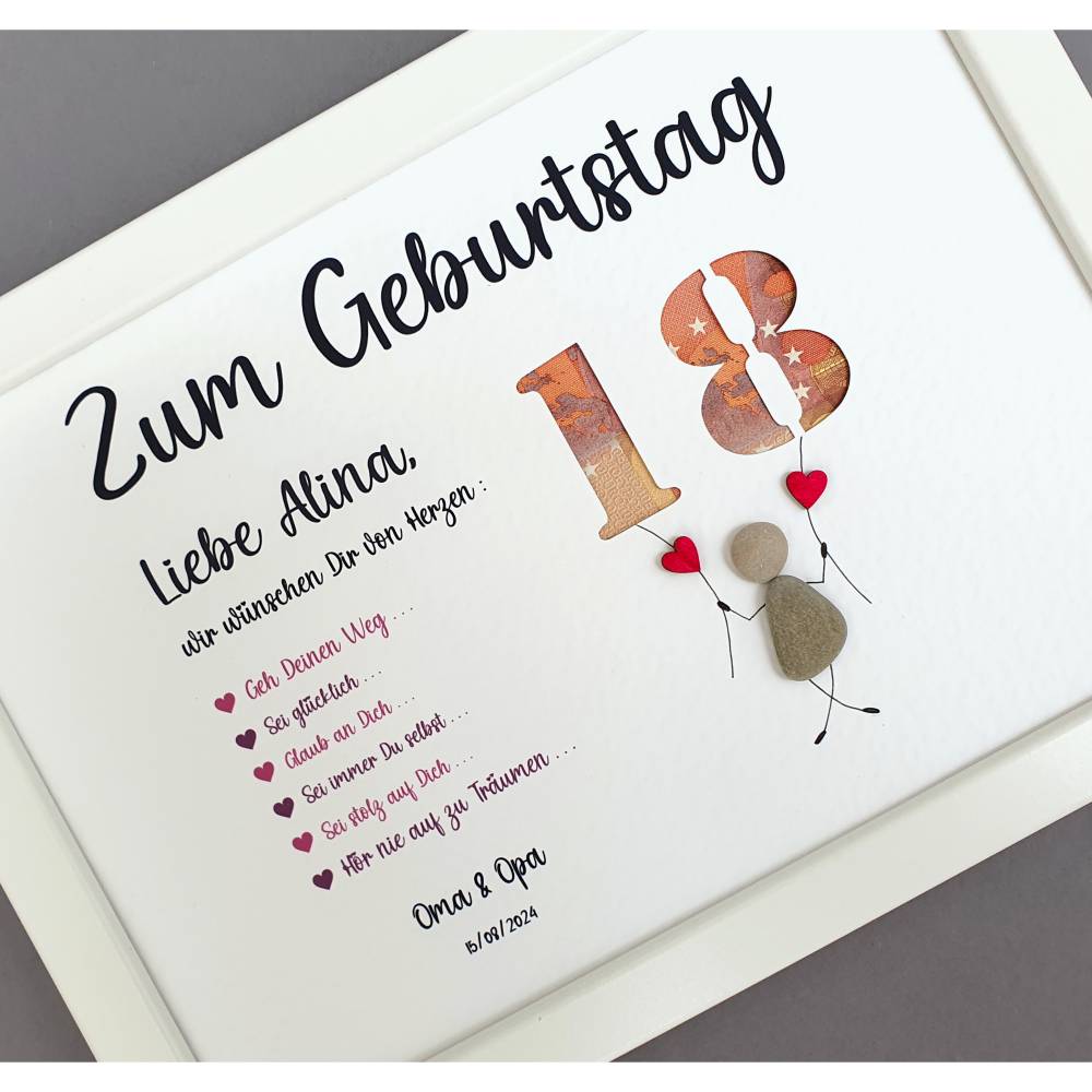 Geldgeschenk 18. Geburtstag Junge & Mädchen Geschenkidee 18 Geburtstag Geschenk zum 18. Geburtstag Erste Million