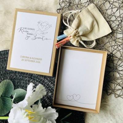 Personalisiertes Geldgeschenk zur Hochzeit – Hochzeitsgeschenk für Reiseliebhaber für Geld für die Flitterwochen
