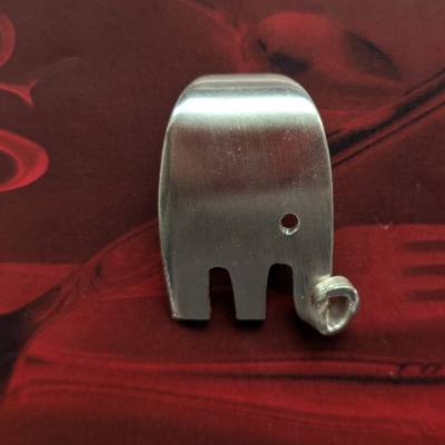 Besteckschmuck Anhänger  *Little Elefant right* Lagenlook