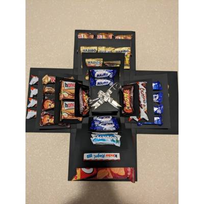 Explosionsbox zum Selbstgestalten – Kreative Geschenkbox für Geburtstag, Hochzeit & Weihnachten