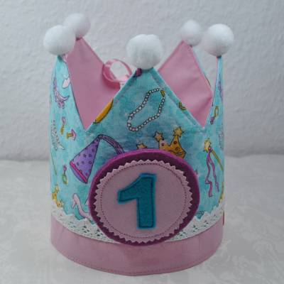 Mit Liebe handgemachte Geburtstagskrone für kleine Prinzessinnen