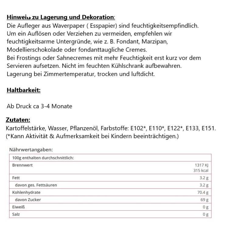 Essbare Tortendeko komplettes Set für den Schulanfang Einschulung 1. Schultag Tortendeko Tortenaufleger Bild 4