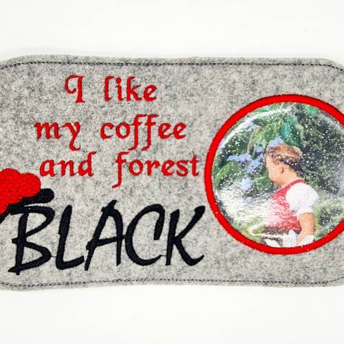 Mug Rug Schwarzwald ITH Black Forest