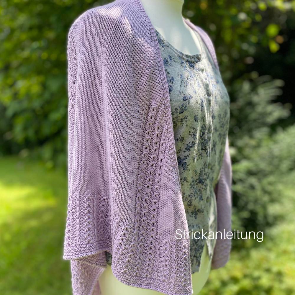 Strickanleitung Lizas Tuch Provence Vibe Bild 1