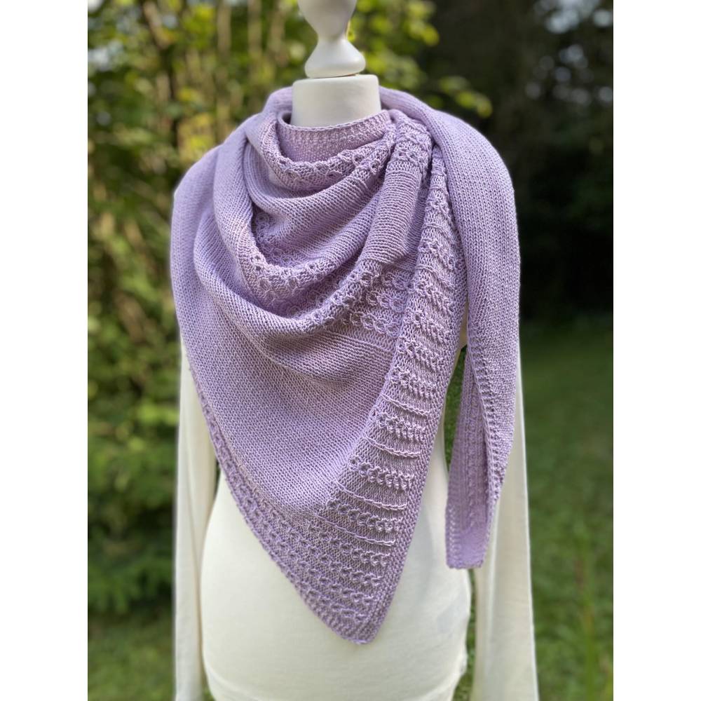 Strickanleitung Lizas Tuch Provence Vibe Bild 5