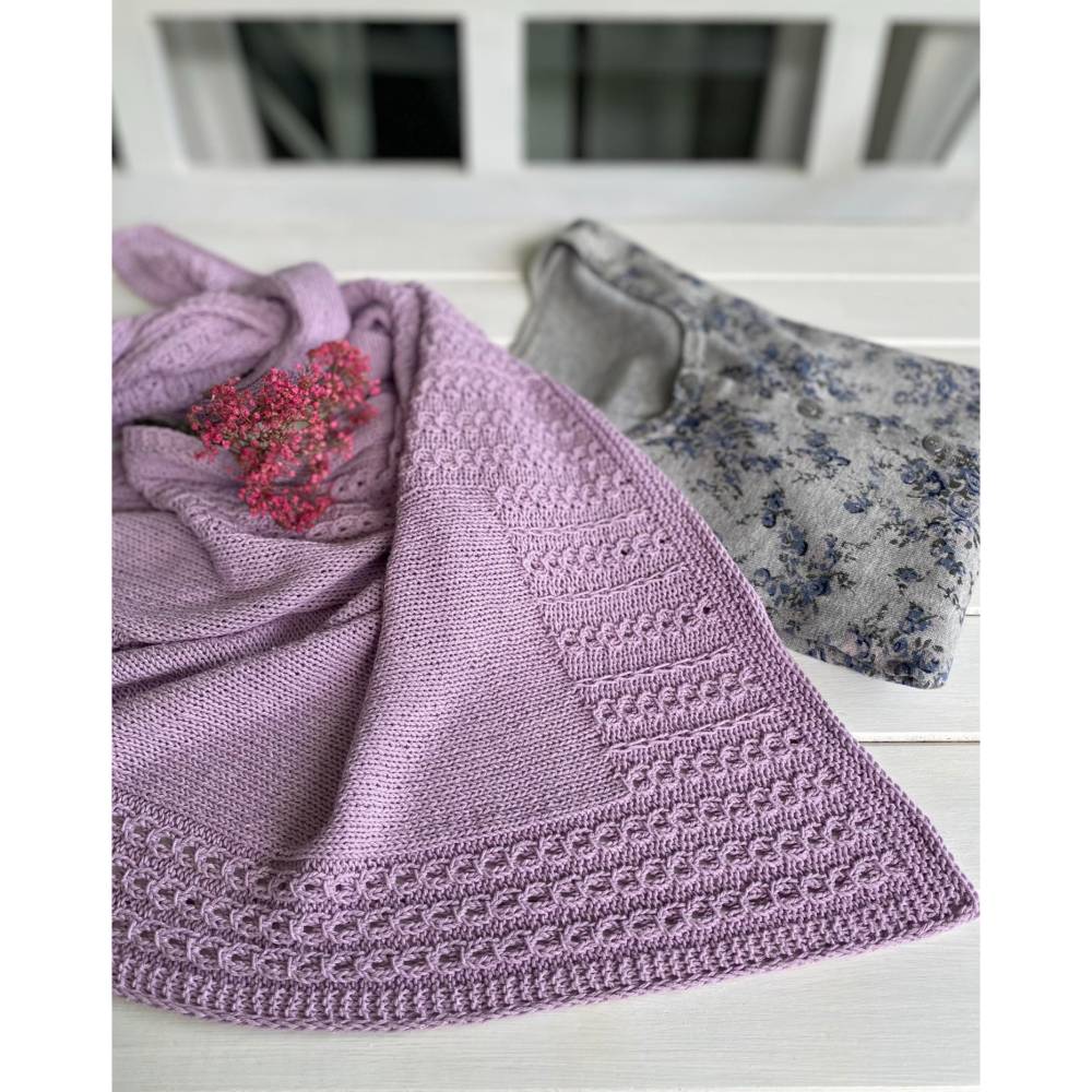 Strickanleitung Lizas Tuch Provence Vibe Bild 6
