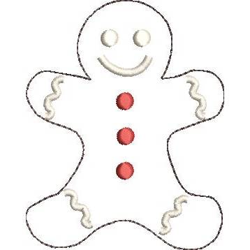 Stickdatei Plätzchen Weihnachten ITH 6 teiliges Set Bild 8