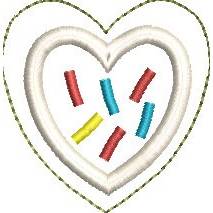 Stickdatei Plätzchen Weihnachten ITH 6 teiliges Set Bild 9