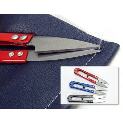 3x Fadenschere Nähzubehör Knipse Nähen Schere smallbusiness supplies, blau schwarz rot, DIY BuntMixxDIY