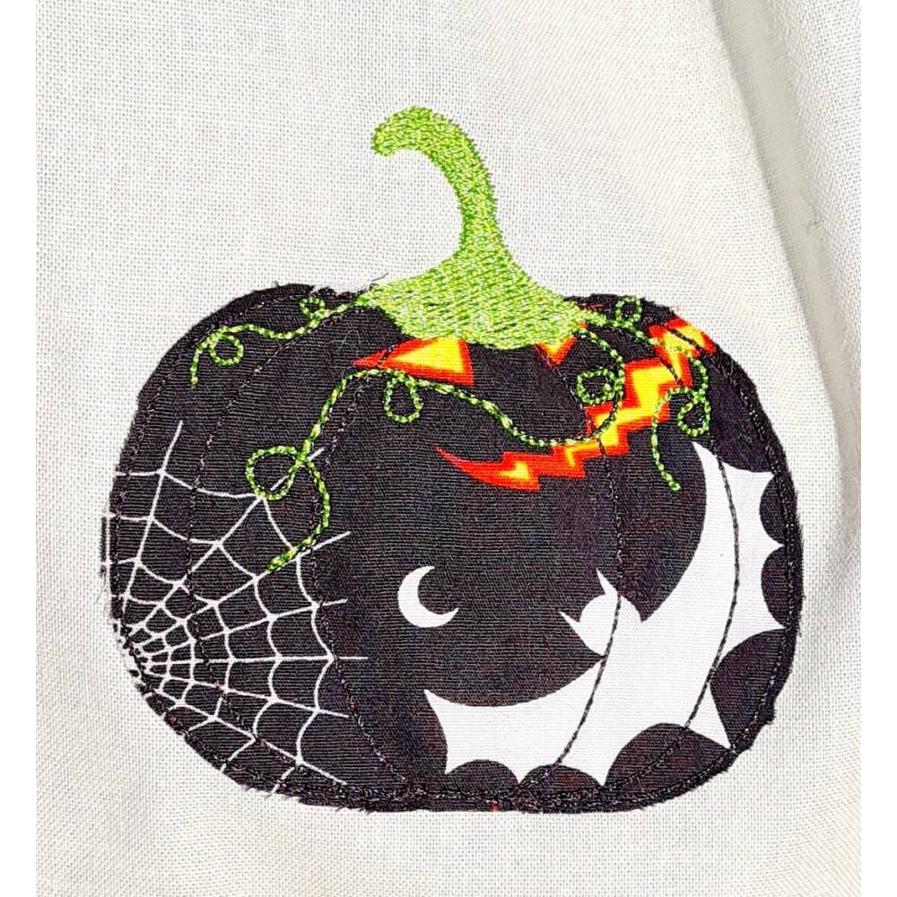 Stickdatei Kürbis Herbst Zauber Applikation Pumpkin 10 x 10 Bild 5