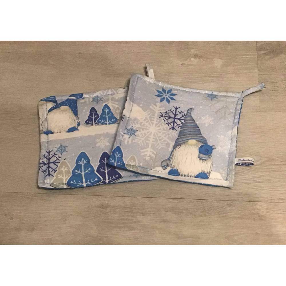 Topflappen Set XL - doppellagig - Geschenk - Einzigartig - Unikate