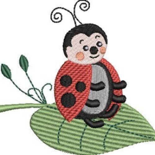 Stickdatei Marienkäfer Ladybug 2
