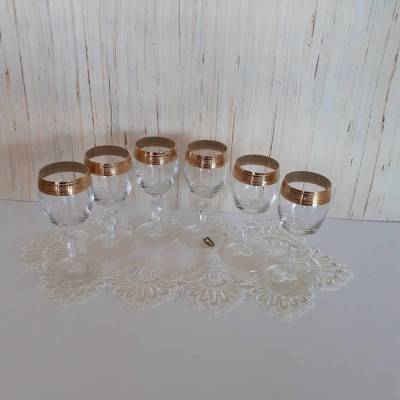 6 Gläsern für Aperitiv, Cherry, Likör
