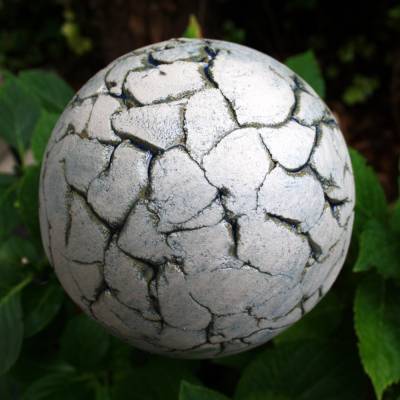 Stabkugel Stangenkugel aus Keramik frostfeste Gartenkeramik