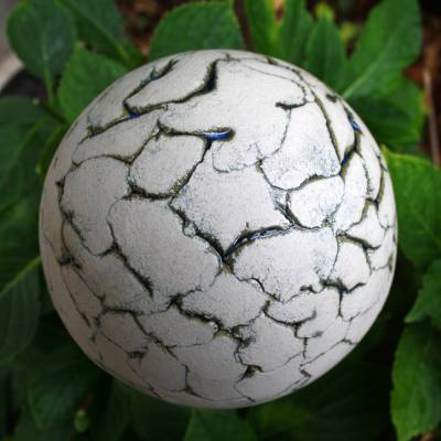 Stabkugel Stangenkugel aus Keramik frostfeste Gartenkeramik