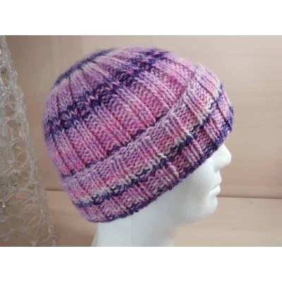 handgestrickte Rippenmütze Fischermütze Seemannsmütze in verschiedenen Farben