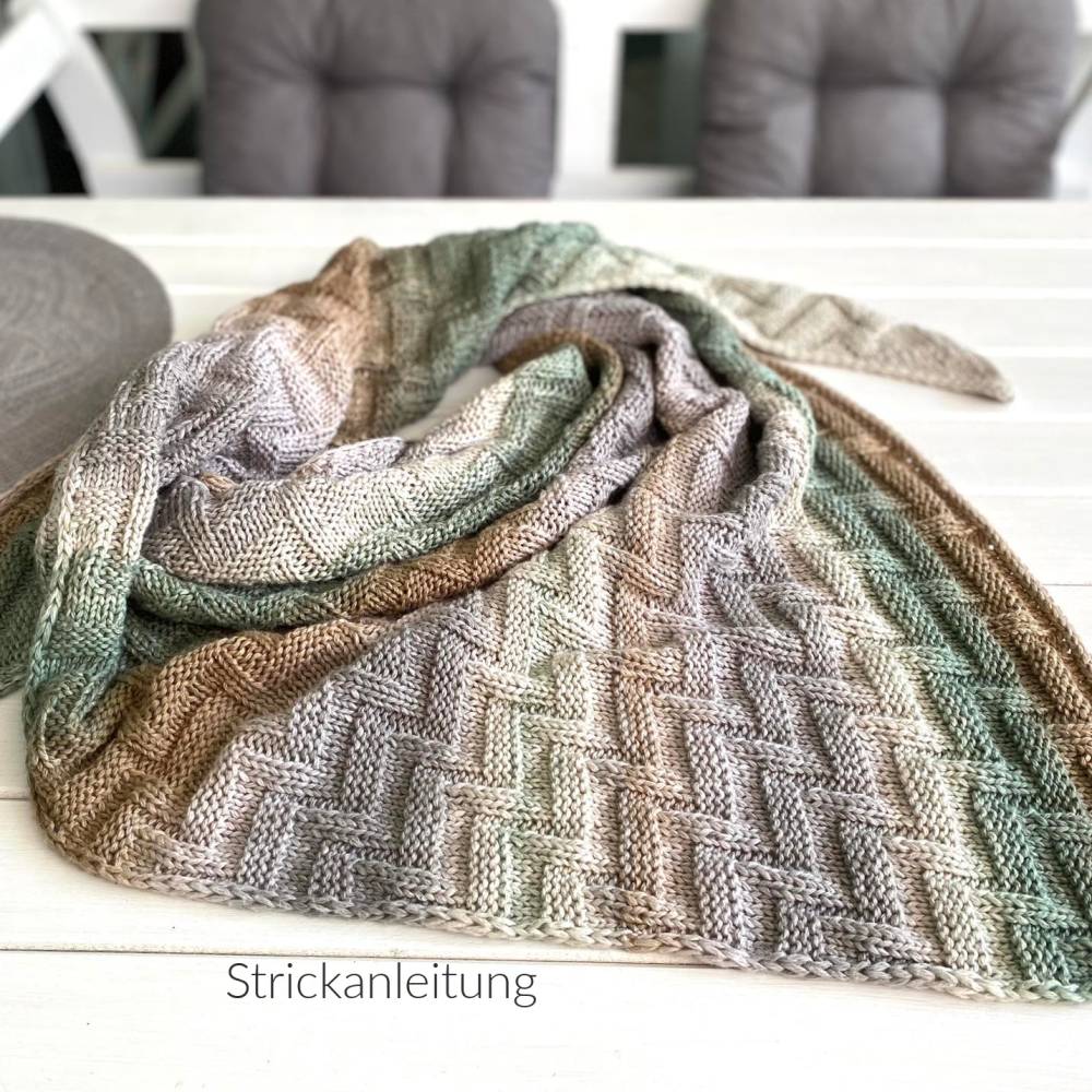 Strickanleitung Lizas Cotonella Tuch Bild 1