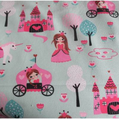 French Terry Annabelle - Prinzessin mint  unangeraut  (1m/15,00€)
