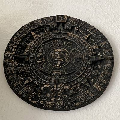 Aztekenkalender - 1Relief mit Anhänger ca. 27cm - toll für die Wandgestaltung