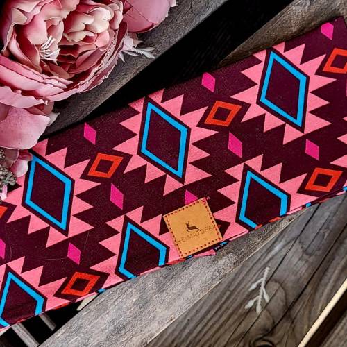 Haarband Blumen Blume Blumenprint Blumenstoff Stirnband grafisches Muster  Bergstirnband Knotenstirnband  Outdoorband Er