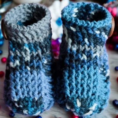 Baby Puschen/ Gammlos, gehäkelt, Handarbeit 