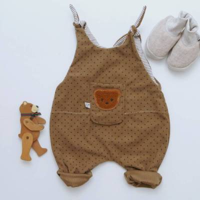 Jumper PÜNKTCHEN Cordjersey  Baby und Kind zimtblüte