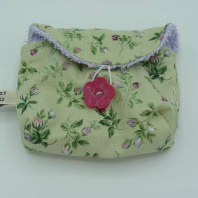 Seifentasche mit Rosen Seifensack Seifenbeutel