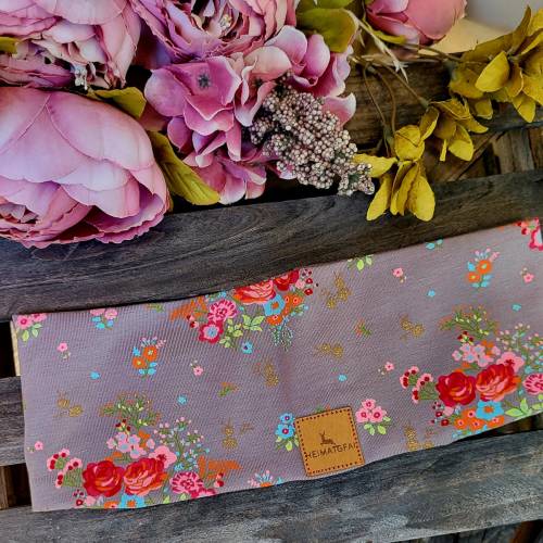 Haarband  Stirnband Traumfänger Traum Bergstirnband Knotenstirnband Haarreif Haare schwarz bunt Gold Outdoorband Blumen 