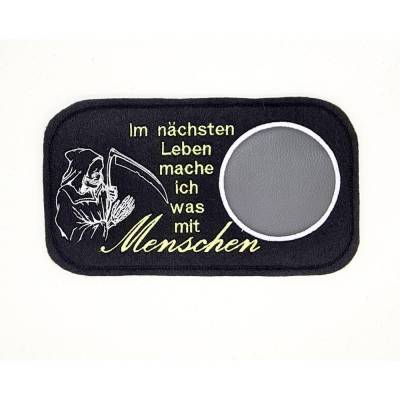Stickdatei Mug Rug Menschen ITH – Becherteppich Untersetzer mit schwarzem Humor